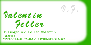 valentin feller business card